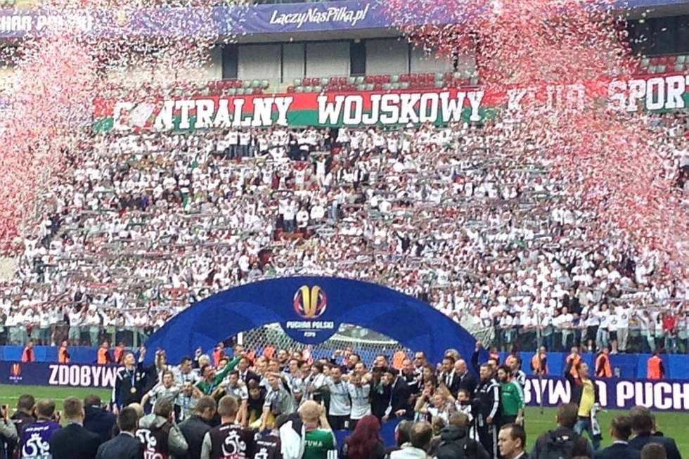 Legia Warszawa z Pucharem Polski 