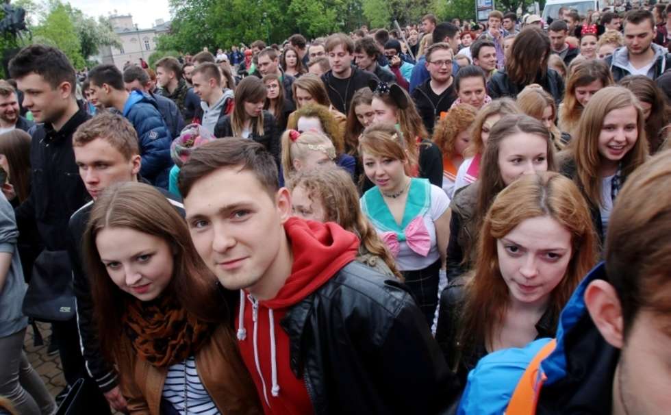  Korowód studentów w Lublinie