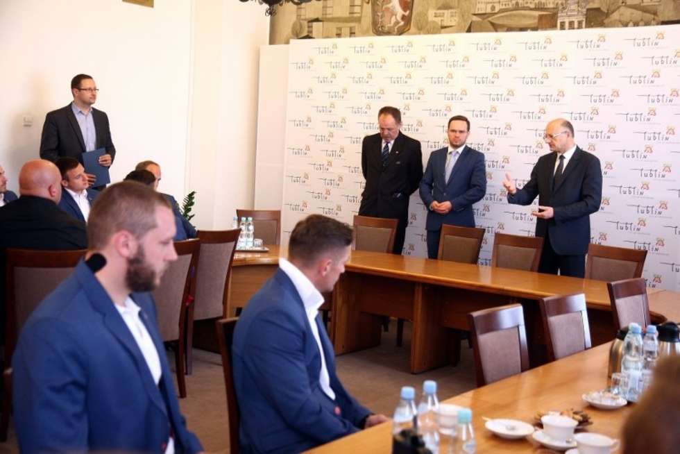  Kadra Rugby u prezydenta miasta Krzysztofa Żuka