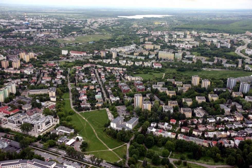  Lublin i Świdnik z lotu ptaka