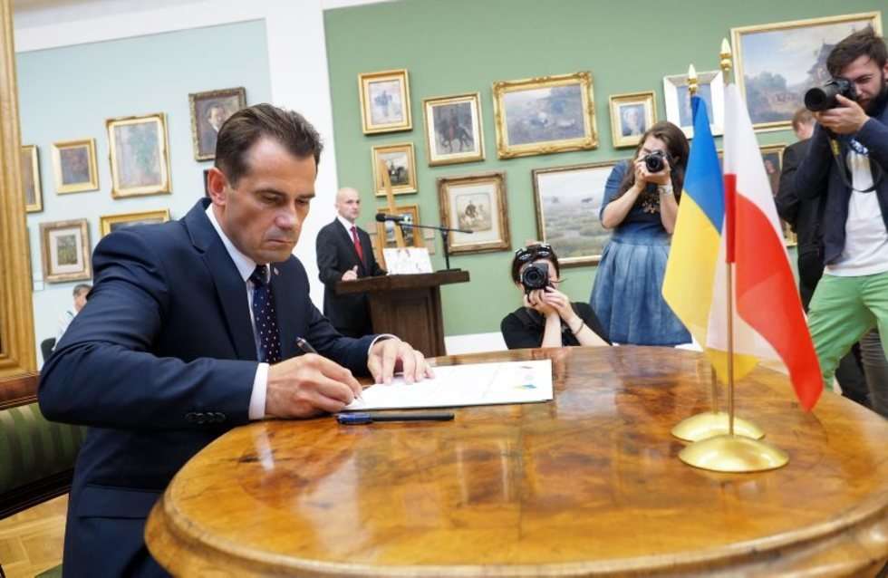  Podpisanie Lubelskiej Deklaracji Solidarności z Ukrainą  - Autor: Wojciech Nieśpiałowski