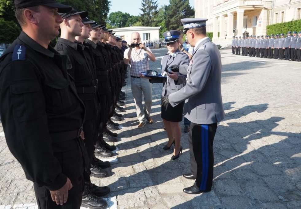  Ślubowanie policjantów (zdjęcie 4) - Autor: Wojciech Nieśpiałowski