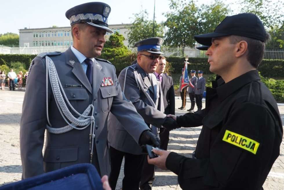  Ślubowanie policjantów (zdjęcie 14) - Autor: Wojciech Nieśpiałowski