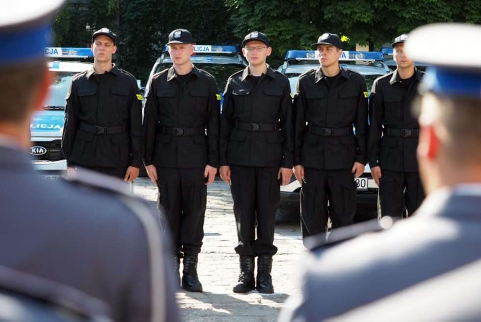  Ślubowanie policjantów (zdjęcie 3) - Autor: Wojciech Nieśpiałowski