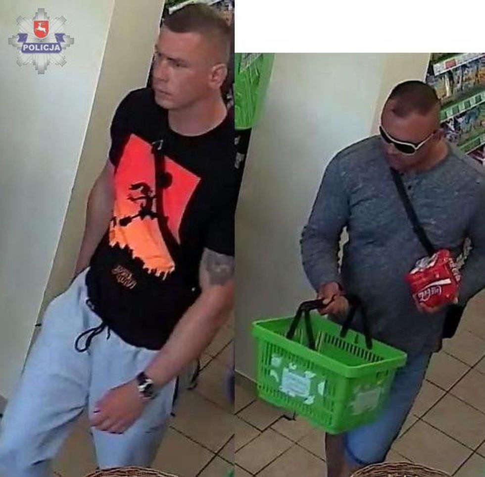  Kradzież w sklepie w Białej Podlaskiej. Policja szuka sprawców (zdjęcie 4) - Autor: Policja