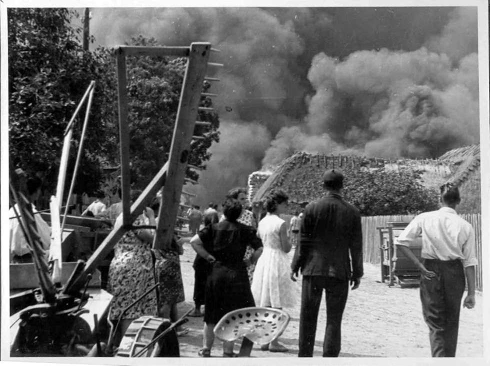  Pożar Włodawy 22 lipca 1964 roku (zdjęcie 13) - Autor: Archiwum KP PSP Włodawa