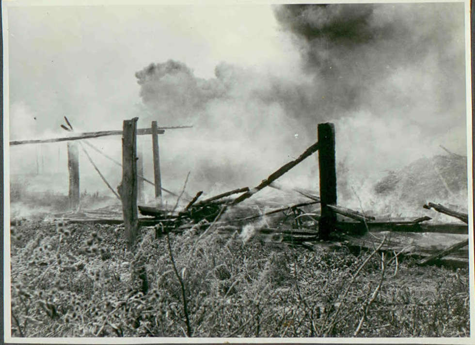  Pożar Włodawy 22 lipca 1964 roku (zdjęcie 15) - Autor: Archiwum KP PSP Włodawa