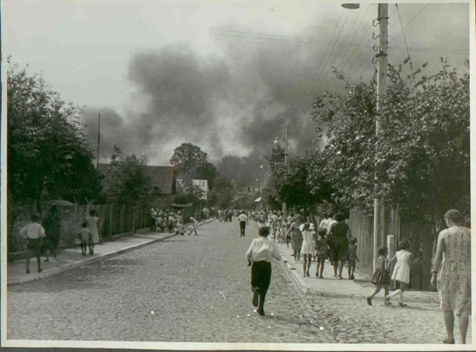  Pożar Włodawy 22 lipca 1964 roku (zdjęcie 30) - Autor: Archiwum KP PSP Włodawa