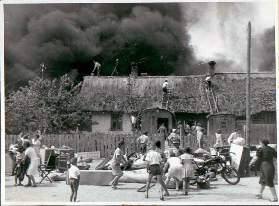  Pożar Włodawy 22 lipca 1964 roku (zdjęcie 29) - Autor: Archiwum KP PSP Włodawa