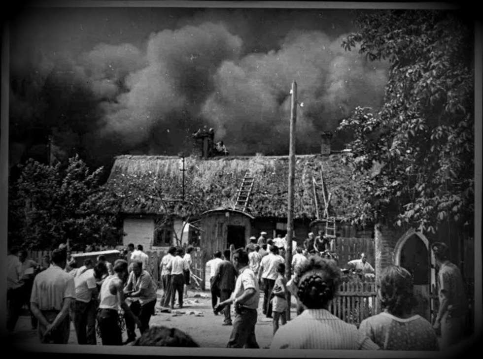  Pożar Włodawy 22 lipca 1964 roku (zdjęcie 24) - Autor: Archiwum KP PSP Włodawa
