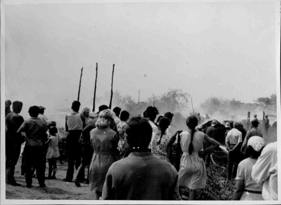  Pożar Włodawy 22 lipca 1964 roku (zdjęcie 18) - Autor: Archiwum KP PSP Włodawa
