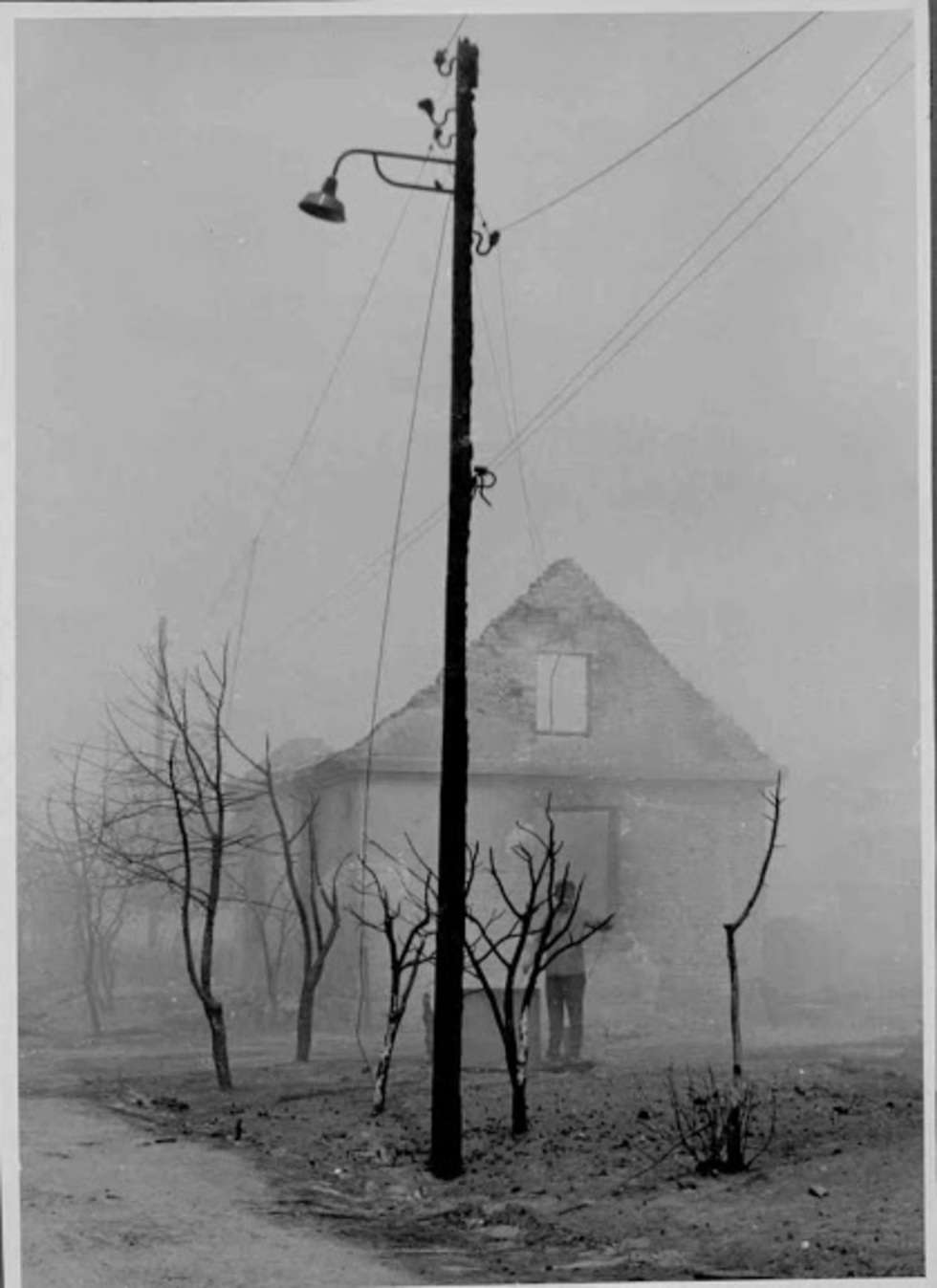  Pożar Włodawy 22 lipca 1964 roku (zdjęcie 6) - Autor: Archiwum KP PSP Włodawa