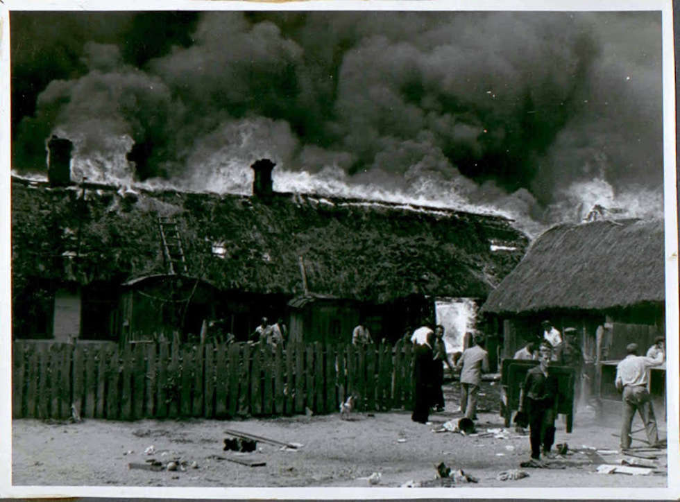  Pożar Włodawy 22 lipca 1964 roku (zdjęcie 23) - Autor: Archiwum KP PSP Włodawa