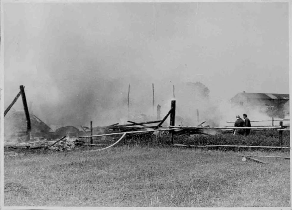  Pożar Włodawy 22 lipca 1964 roku (zdjęcie 9) - Autor: Archiwum KP PSP Włodawa