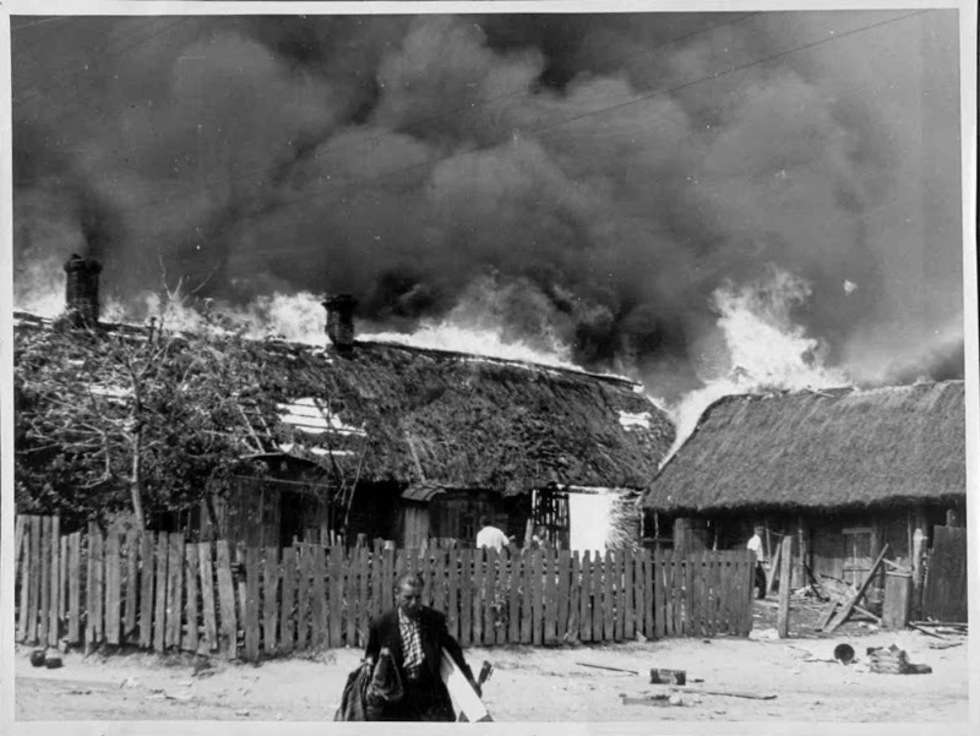  Pożar Włodawy 22 lipca 1964 roku (zdjęcie 14) - Autor: Archiwum KP PSP Włodawa