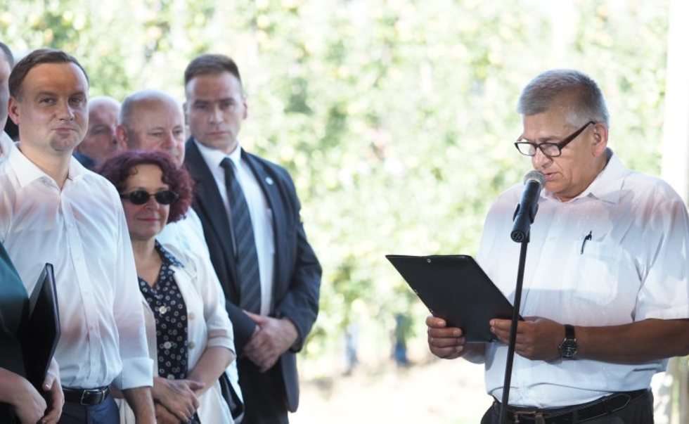  Prezydent Duda odwiedził sadowników (zdjęcie 36) - Autor: Wojciech Nieśpiałowski