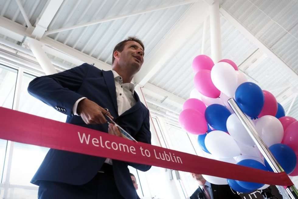  Uroczyste otwarcie bazy Wizz Air (zdjęcie 5) - Autor: Wojciech Nieśpiałowski