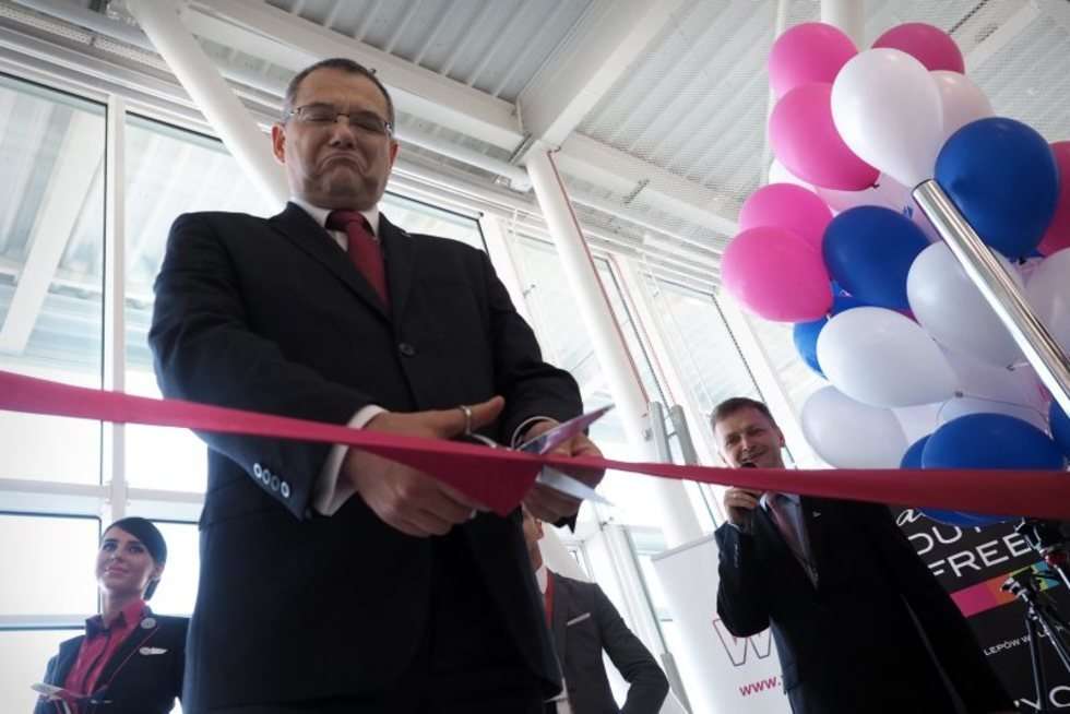  Uroczyste otwarcie bazy Wizz Air  - Autor: Wojciech Nieśpiałowski