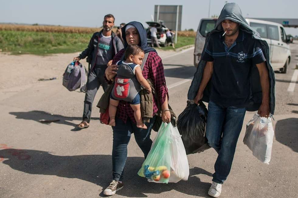  Uchodźcy na pograniczu serbsko-chorwackim  - Autor: Jacek Szydłowski