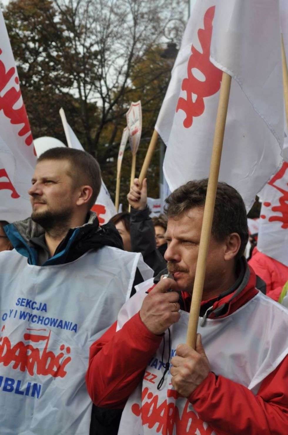  Strajk nauczycieli (zdjęcie 22) - Autor: Agnieszka Kasperska