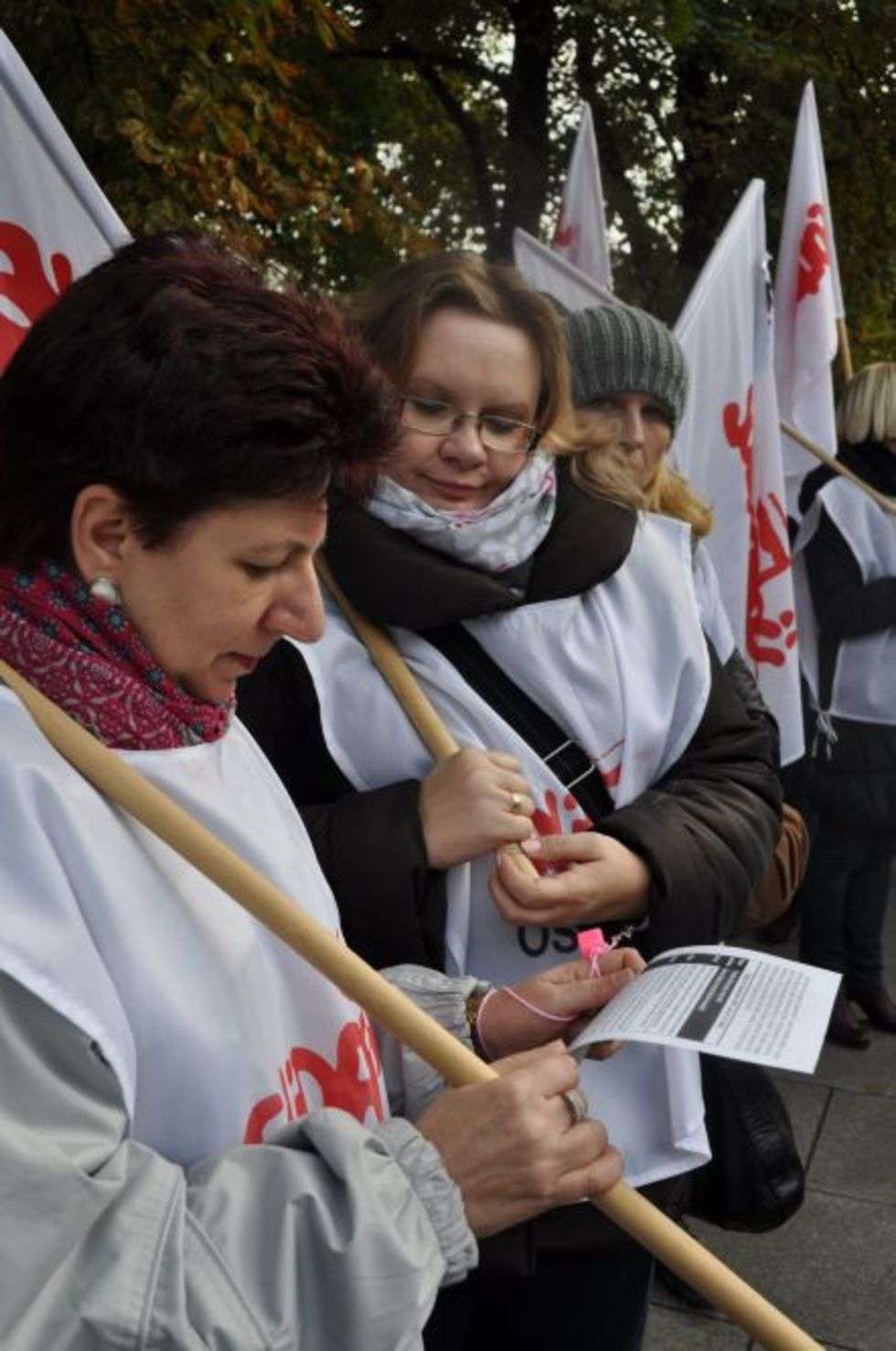  Strajk nauczycieli (zdjęcie 14) - Autor: Agnieszka Kasperska