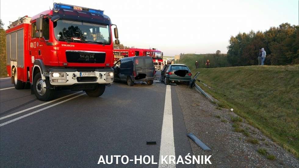  Wypadek na obwodnicy Kraśnika  - Autor: Auto-Hol Kraśnik