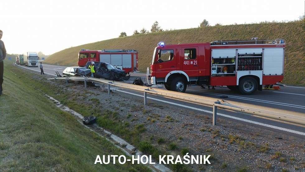  Wypadek na obwodnicy Kraśnika (zdjęcie 5) - Autor: Auto-Hol Kraśnik