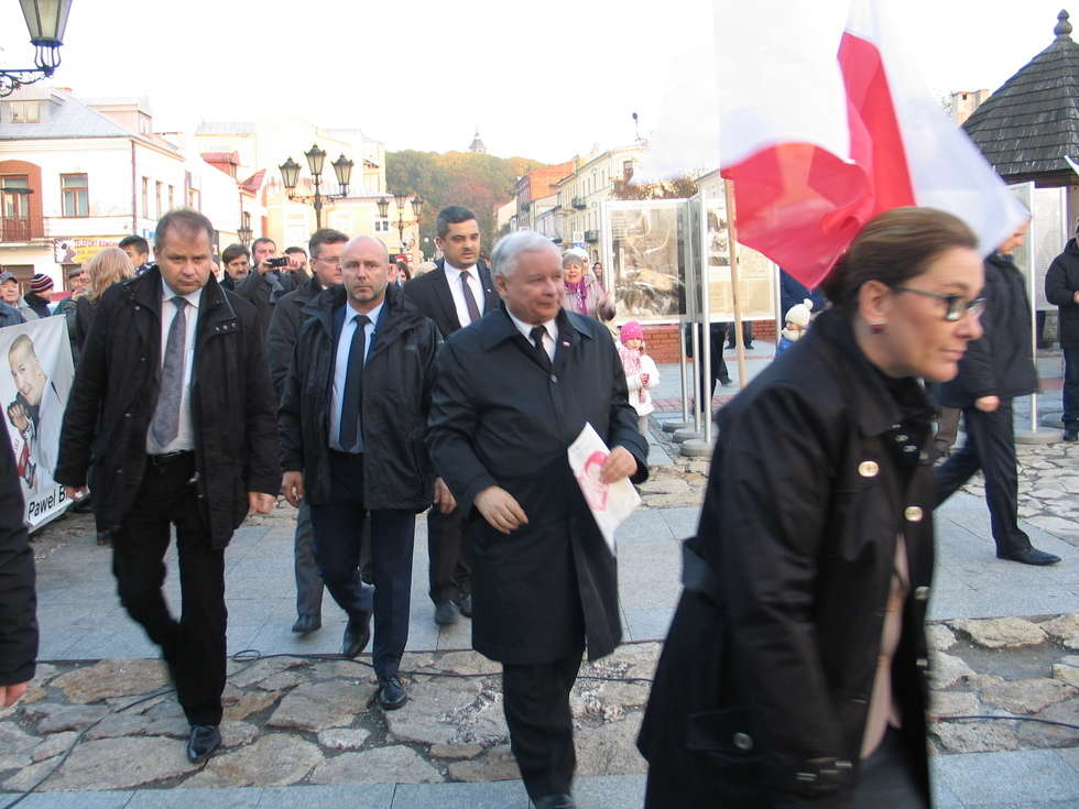  Jarosław Kaczyński w Chełmie (zdjęcie 1) - Autor: Jacek Barczyński