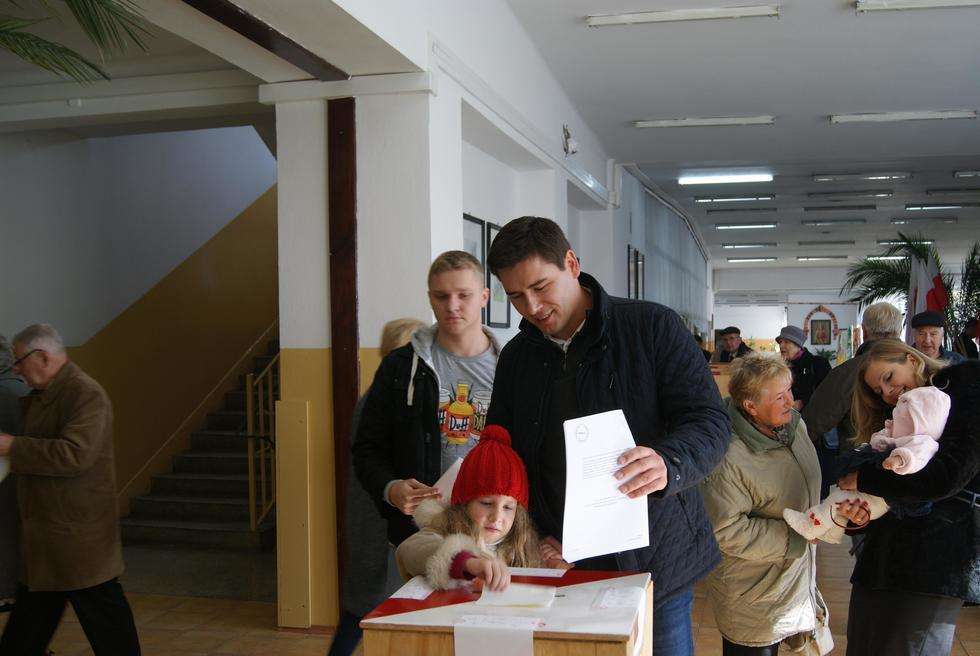  Obwodowa komisja wyborcza nr 20 w Białej Podlaskiej. (zdjęcie 4) - Autor: Ewelina Burda