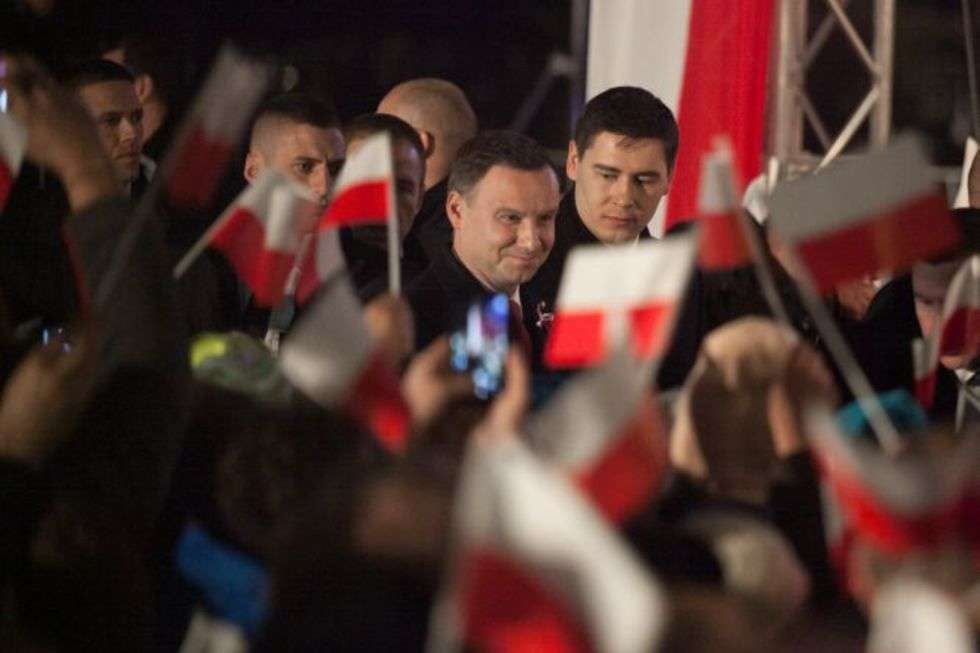  Prezydent Duda w Białej Podlaskiej (zdjęcie 11) - Autor: Jacek Szydłowski