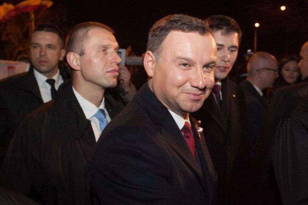  Prezydent Duda w Białej Podlaskiej (zdjęcie 10) - Autor: Jacek Szydłowski