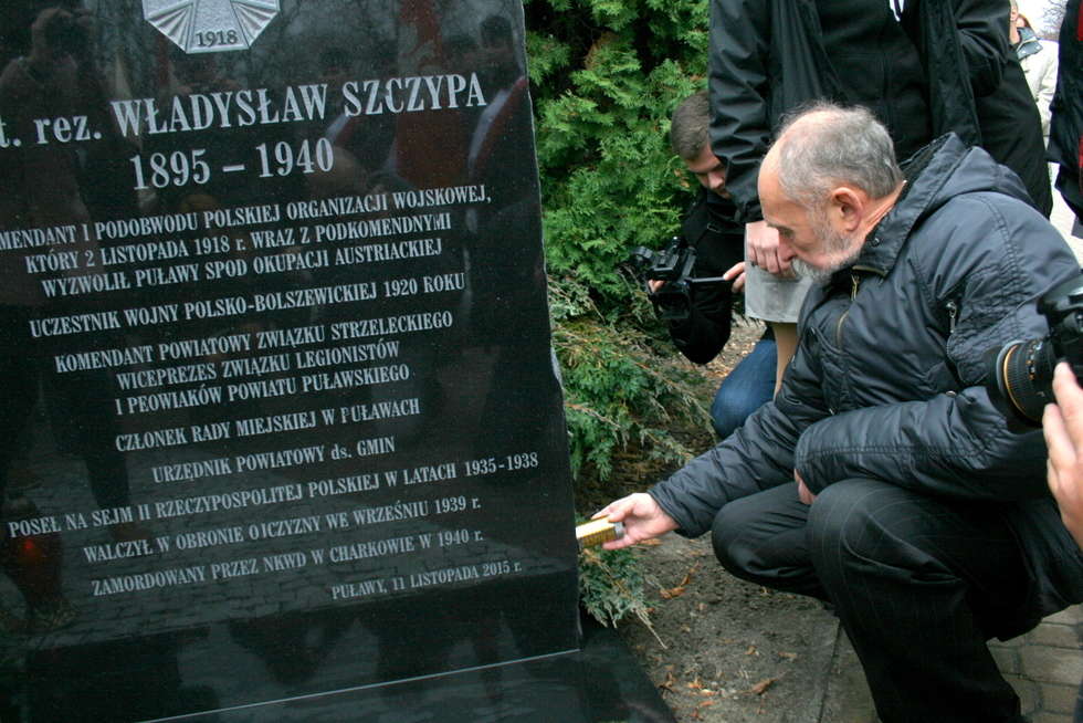  Odsłonięcie pomnika Władysława Szczypy (zdjęcie 6) - Autor: Radosław Szczęch