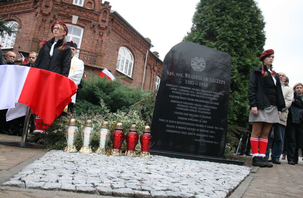  Odsłonięcie pomnika Władysława Szczypy (zdjęcie 8) - Autor: Radosław Szczęch