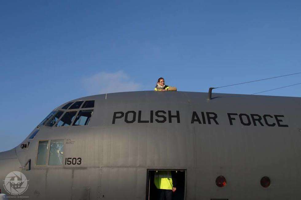  Samolot transportowy C-130 Hercules na lotnisku Lublin  - Autor: Lubelska Grupa Spotterska