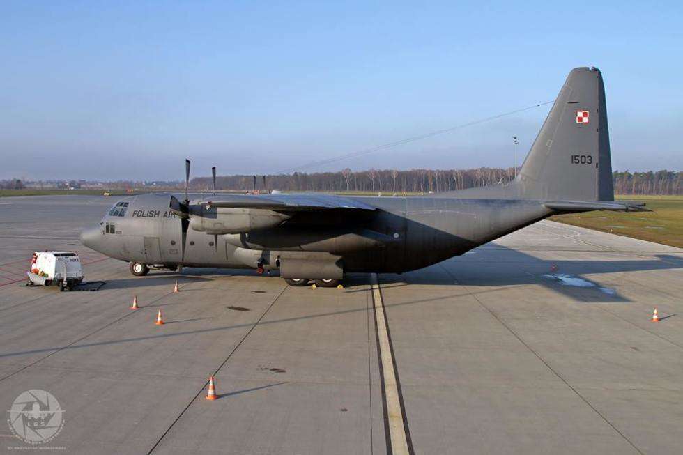  Samolot transportowy C-130 Hercules na lotnisku Lublin (zdjęcie 4) - Autor: Lubelska Grupa Spotterska