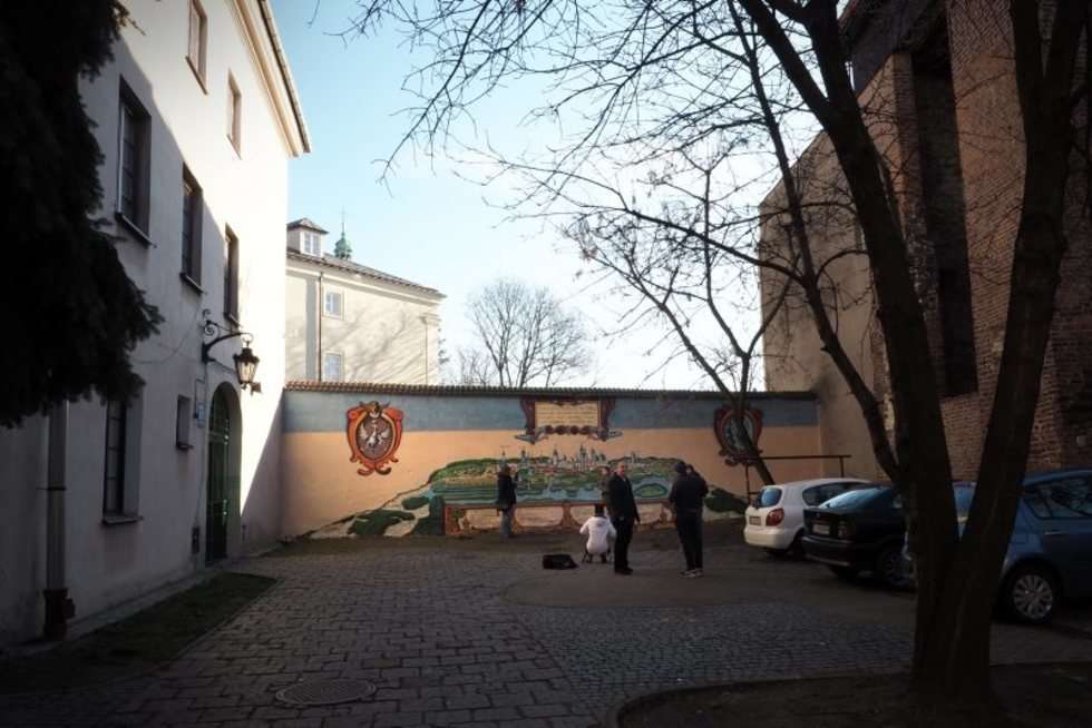  Uroczyste odsłonięcie muralu na Starym Mieście w Lublinie (zdjęcie 11) - Autor: Wojciech Nieśpiałowski