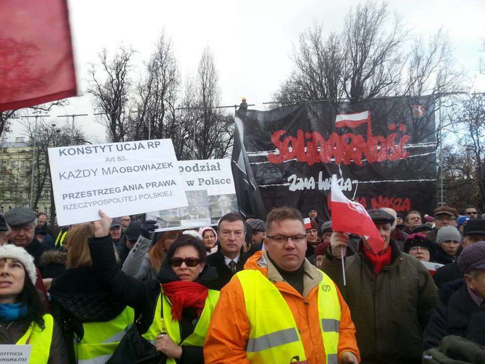  Manifestacja KOD w Lublinie (zdjęcie 5) - Autor: Jacek Szydłowski