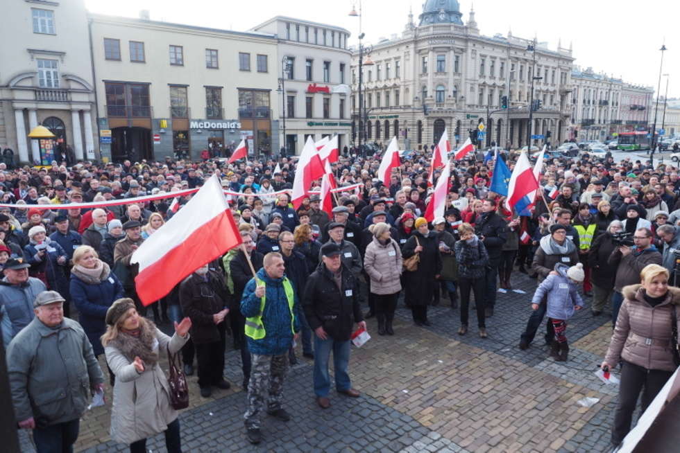  Demonstracja KOD w Lublinie  - Autor: Maciej Kaczanowski