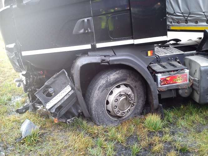 Wypadek w Wandzinie - Autor: KPP Lubartów