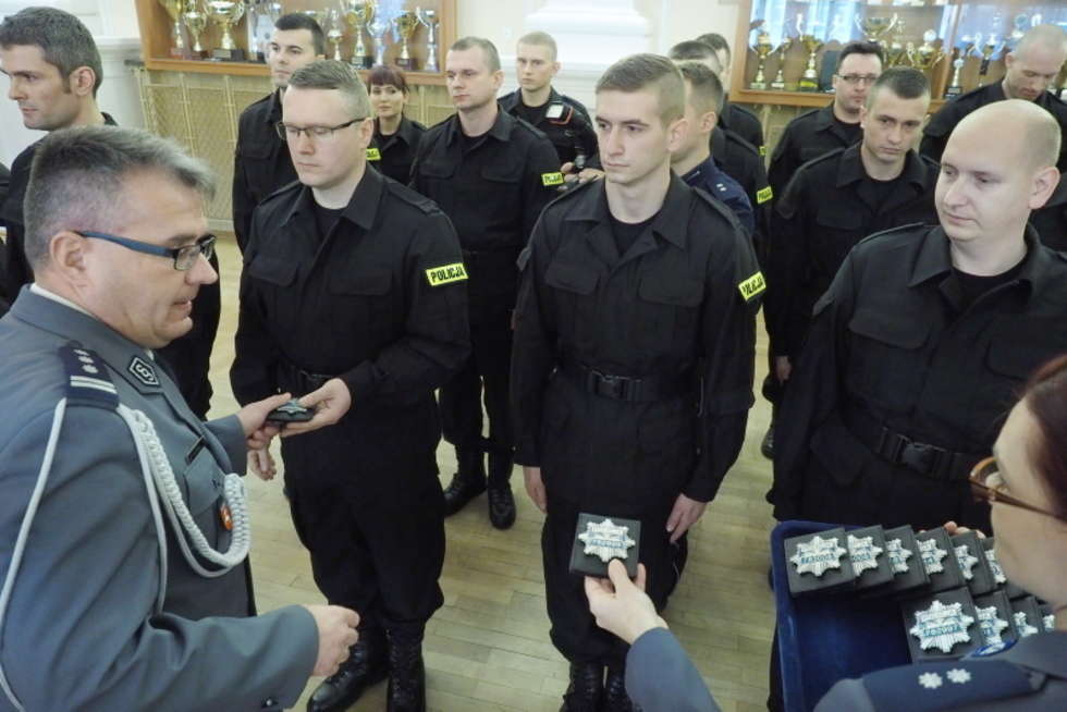  Przysięga policjantów garnizonu lubelskiego (zdjęcie 11) - Autor: Maciej Kaczanowski