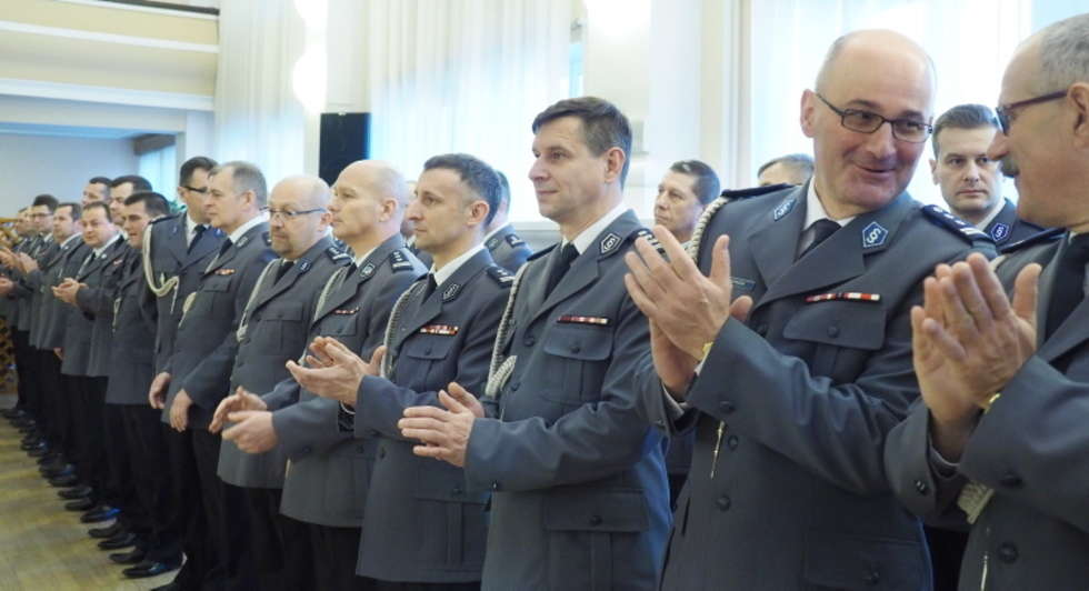  Przysięga policjantów garnizonu lubelskiego (zdjęcie 7) - Autor: Maciej Kaczanowski