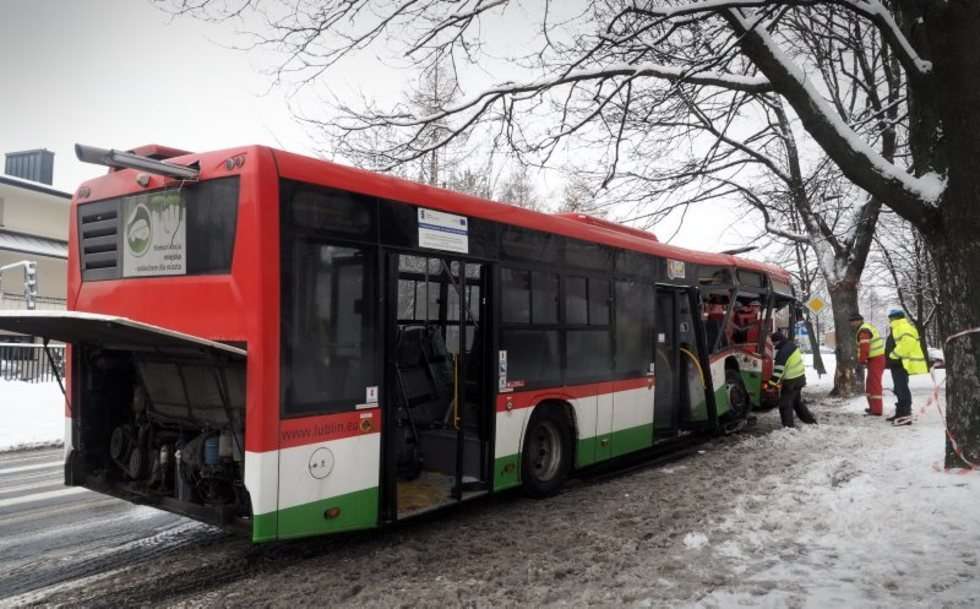  Wypadek autobusu MPK w Lublinie (zdjęcie 6) - Autor: Wojciech Nieśpiałowski