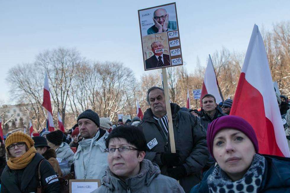  Manifestacja KOD w Lublinie (zdjęcie 2) - Autor: Jacek Szydłowski