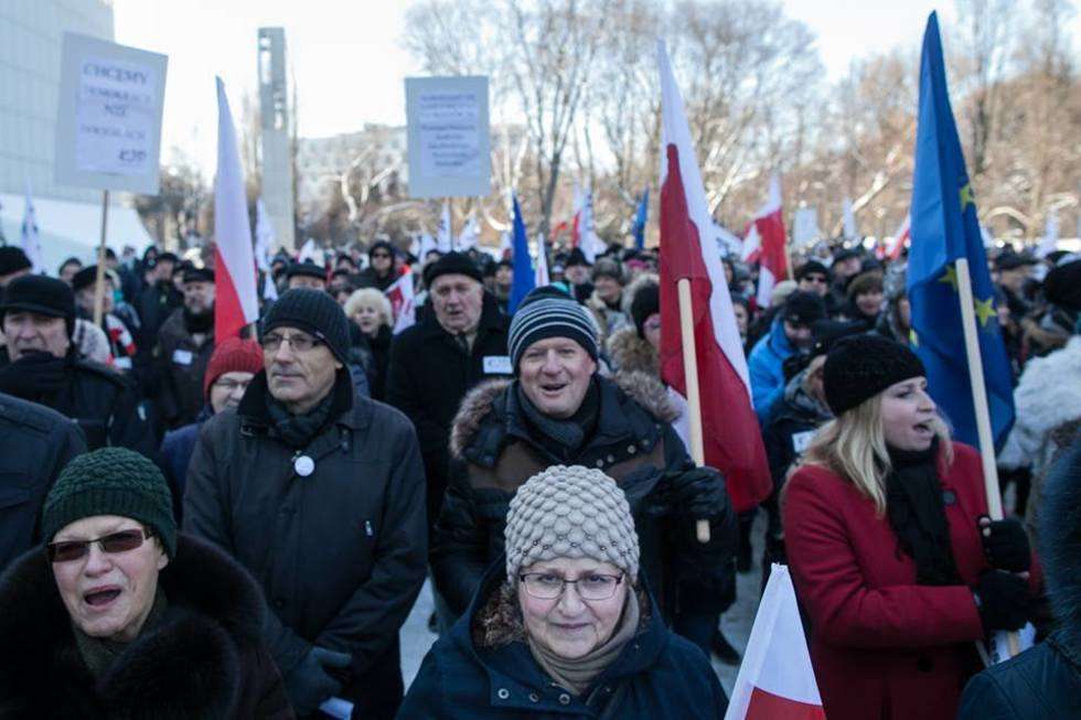  Manifestacja KOD w Lublinie (zdjęcie 4) - Autor: Jacek Szydłowski