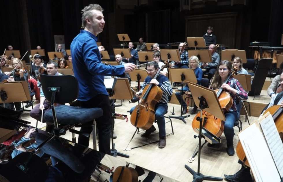  Próba w Filharmonii Lubelskiej (zdjęcie 21) - Autor: Wojciech Nieśpiałowsk