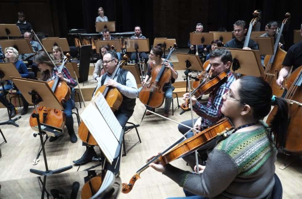  Próba w Filharmonii Lubelskiej (zdjęcie 14) - Autor: Wojciech Nieśpiałowsk