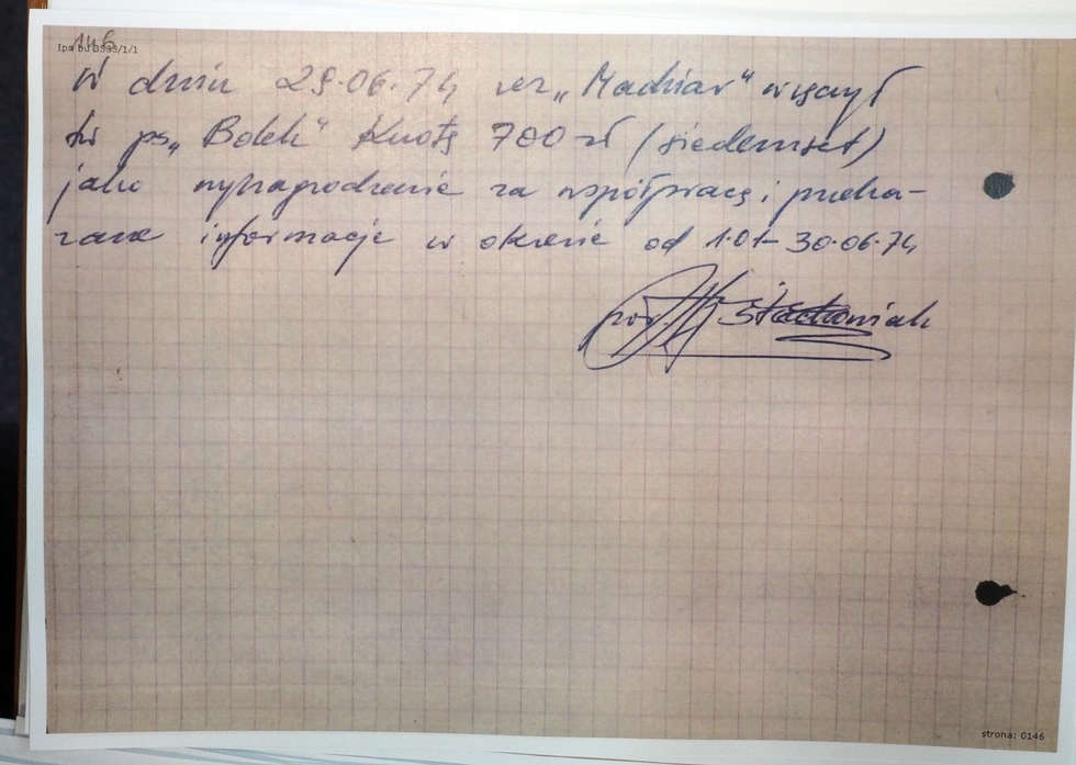  List Kiszczaka do Dyrektora Archiwum Akt Nowych i akta TW Bolka w IPN (zdjęcie 27) - Autor: Wojciech Nieśpiałowski