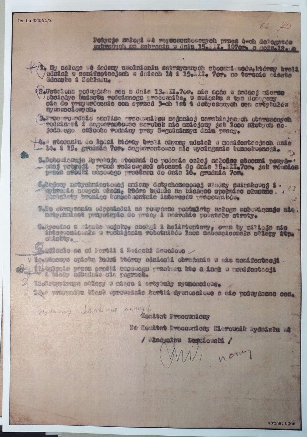  List Kiszczaka do Dyrektora Archiwum Akt Nowych i akta TW Bolka w IPN (zdjęcie 22) - Autor: Wojciech Nieśpiałowski