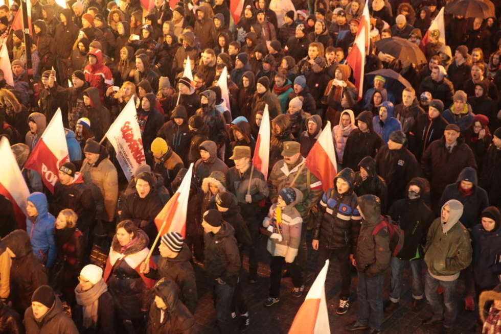  Marsz Żołnierzy Wyklętych w Lublinie (zdjęcie 8) - Autor: Maciej Kaczanowski