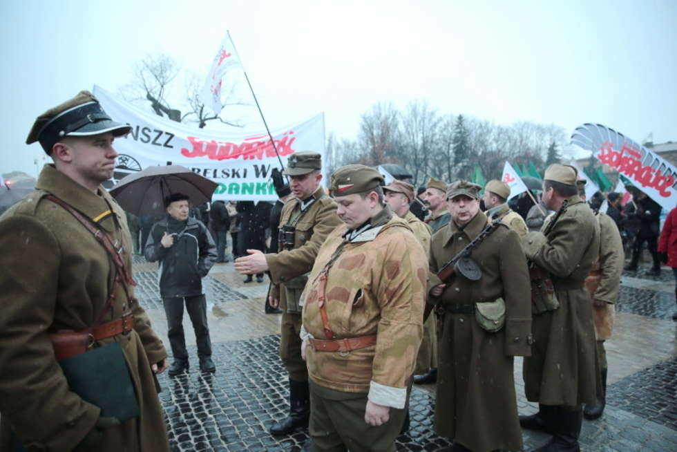  Marsz Żołnierzy Wyklętych w Lublinie (zdjęcie 21) - Autor: Maciej Kaczanowski